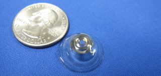Illustration for article titled This Contact Lens Is Actually a Tiny Telescope